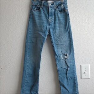 Levi's Light Blue Straight Jeans